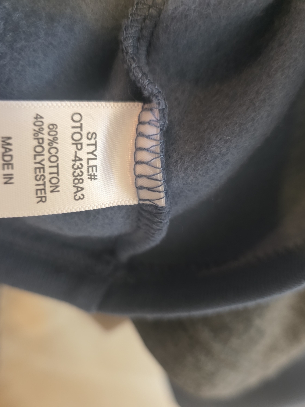 Zenana Outfitters Slate Blue Wide Leg Lounge Pants with Matching Pullover - Picture 5 of 5